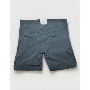 Women's‎ Kuhl Cargo Pants Size 10S Roll Up Straight Hiking Camping Drawstring